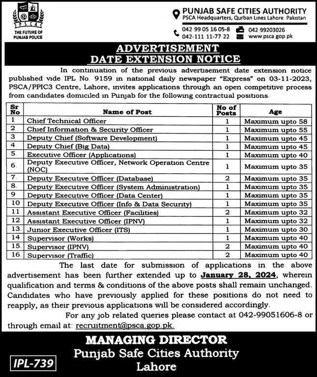 PSCA Jobs